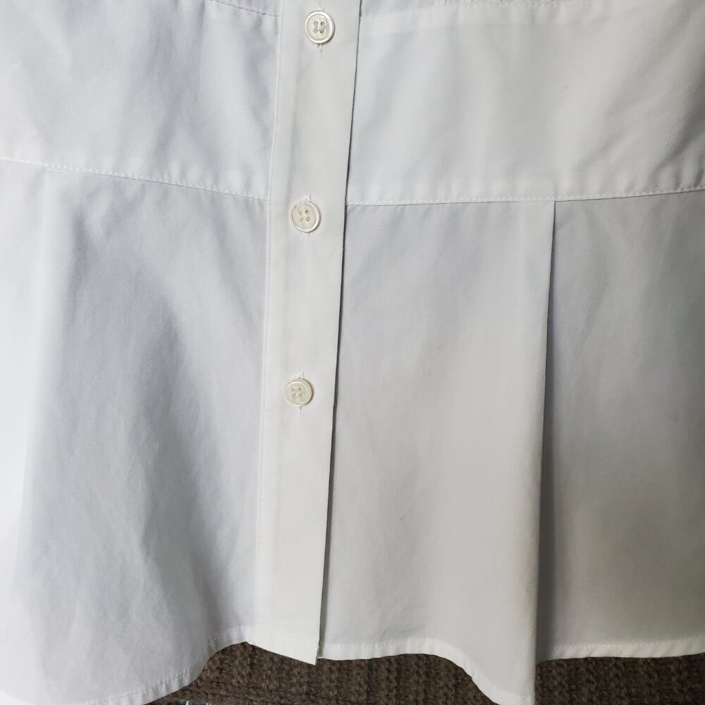Diane von Furstenberg White Cotton Shirt - Picture 6 of 10